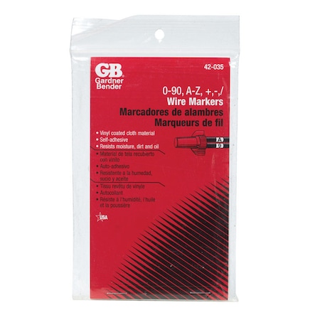 Gb Gardner Bender Wire Marker 1 pk 42-035
